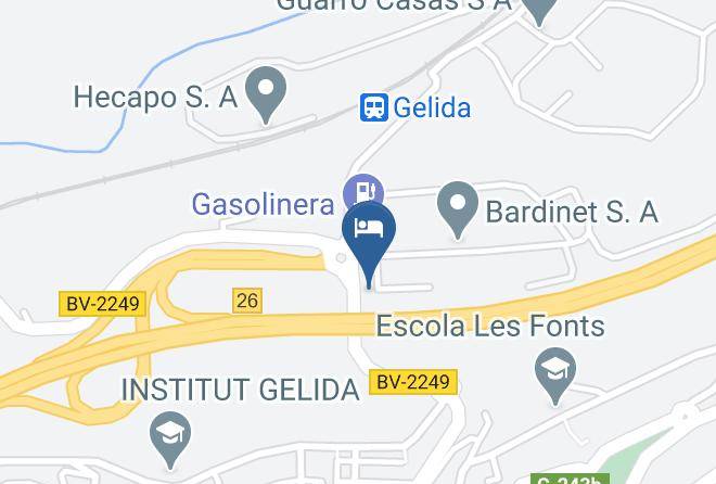 Barcelona - Hotel Can Panyella S L Maps
