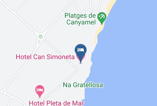 Baleares - Hotel Can Simoneta Maps