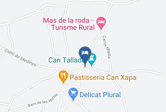 Girona - Hotel Can Tallada Maps