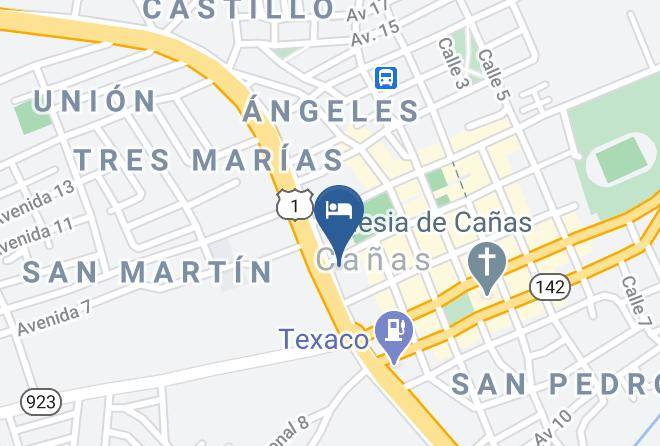 Canas - Hotel Cana Brava Inn Maps