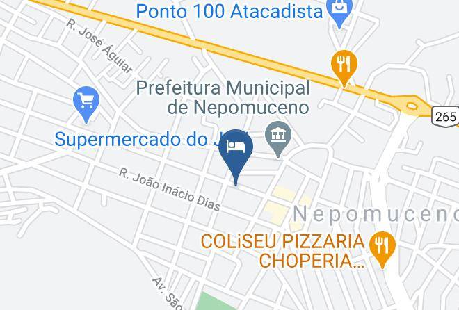 Nepomuceno - Hotel Canaa Maps