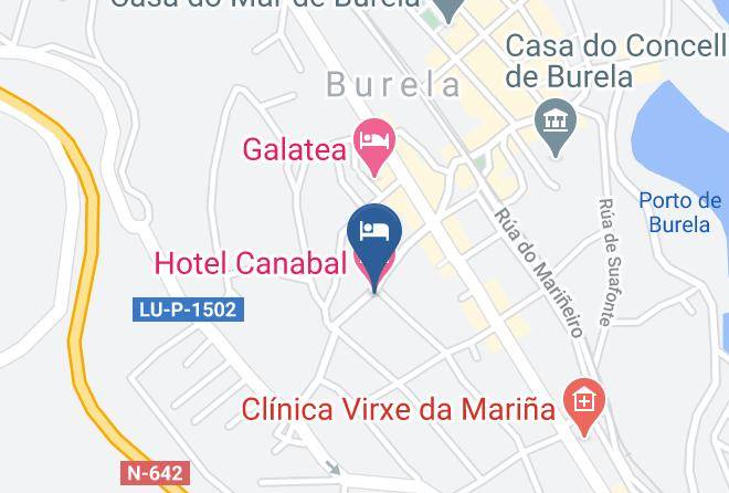 Lugo - Hotel Canabal Maps