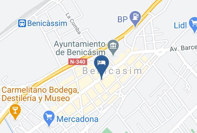 Castellon - Hotel Canada Maps
