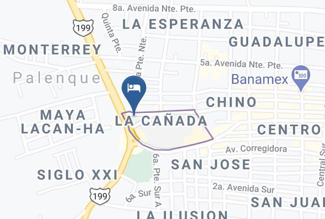 Palenque - Hotel Canada Internacional Maps
