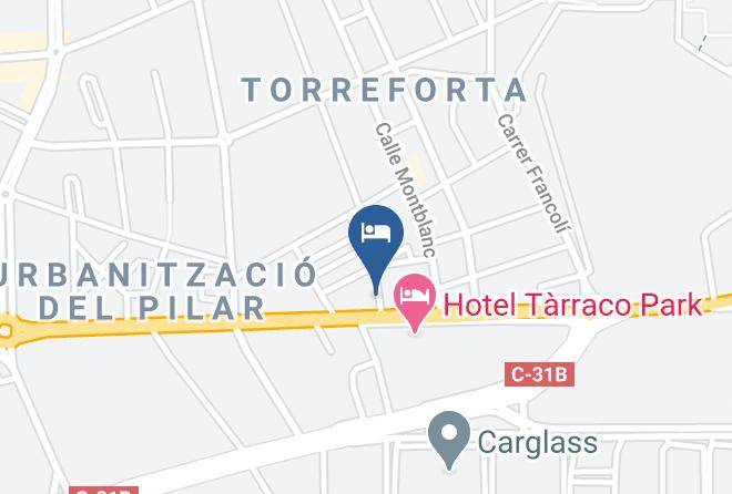 Tarragona - Hotel Canada Maps