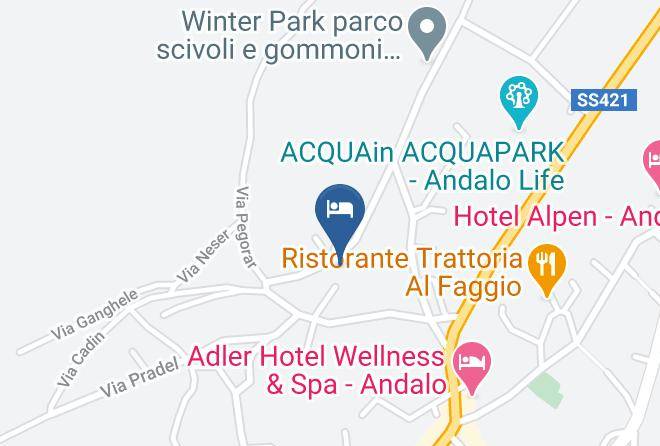 Trento - Hotel Canada Maps
