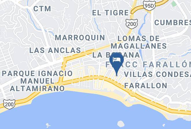 Acapulco De Juarez - Hotel Canaima Maps