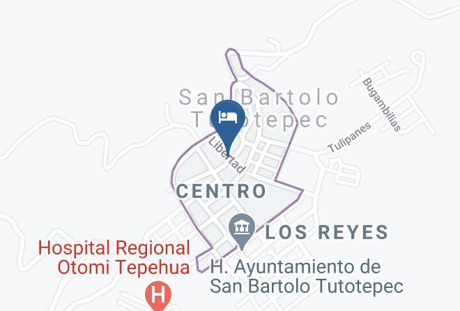 San Bartolo Tutotepec - Hotel Canario Maps