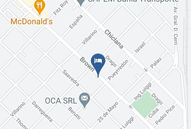 Bahia Blanca - Hotel Canciller Maps