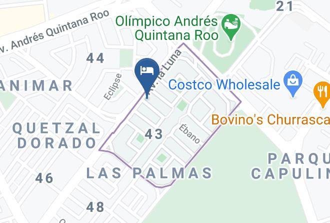 Benito Juarez - Hotel Cancuba Maps