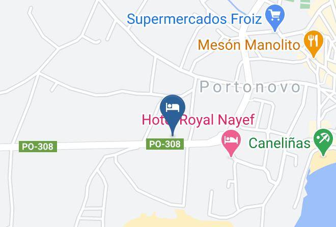 Pontevedra - Hotel Canelas Maps
