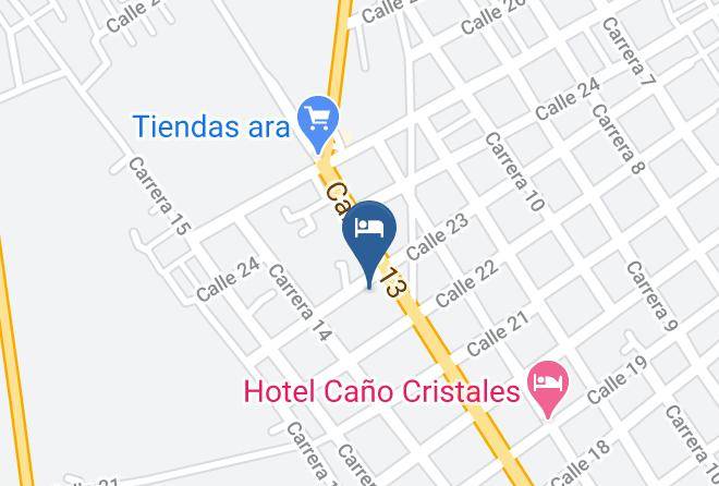 Granada - Hotel Caney Del Ariari Maps