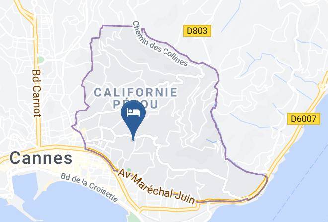Maritime Alps - Hotel Cannes Montfleury Maps