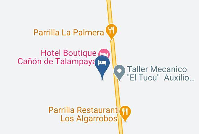 Coronel Felipe Varela - Hotel Canon De Talampaya Maps
