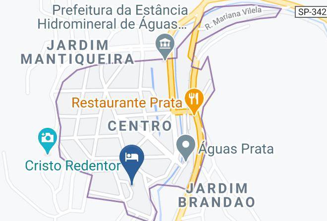 Aguas Da Prata - Hotel Canto Das Aguas Maps