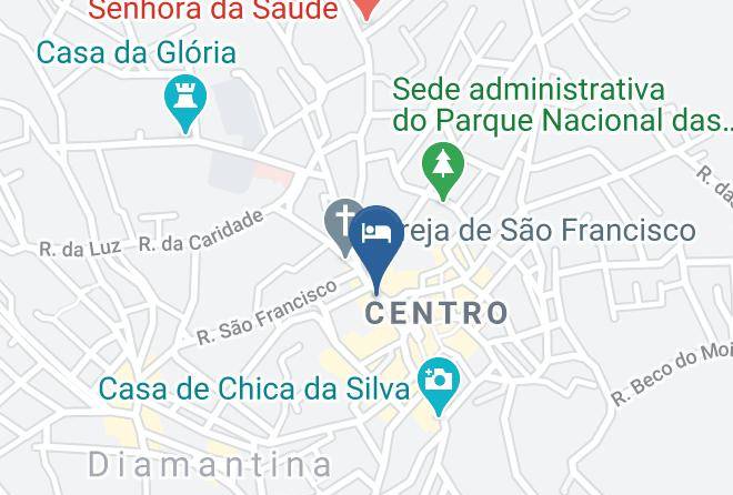 Diamantina - Hotel Canto Do Chafariz Maps