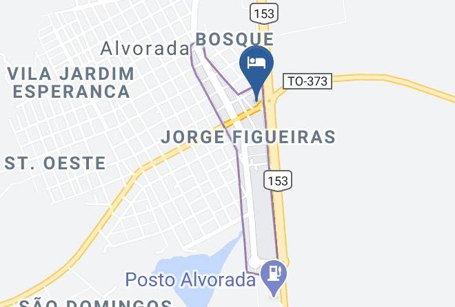 Alvorada - Hotel Canto Verde Maps