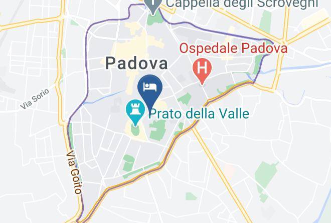 Padua - Hotel Canton Dell Orto Maps