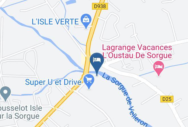 Hotel Cantosorgue L'isle Sur La Sorgue Map