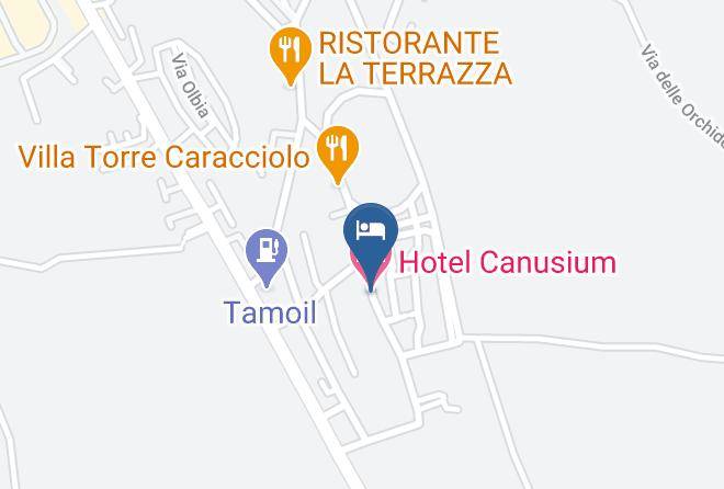 Barletta Andria Trani - Hotel Canusium Maps