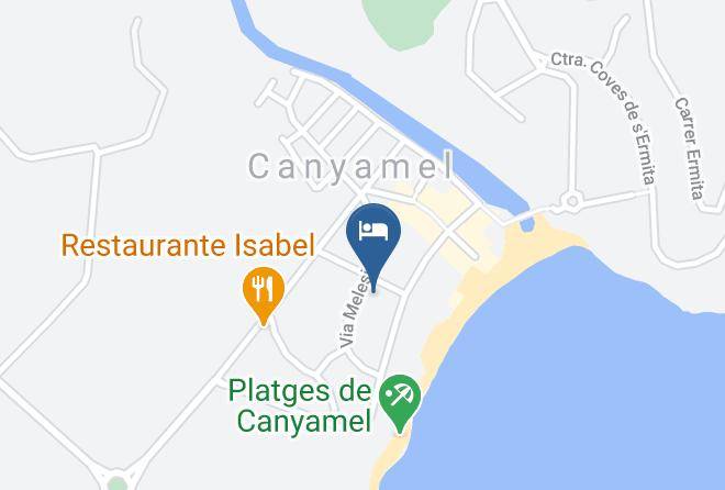 Hotel Canyamel Park Map