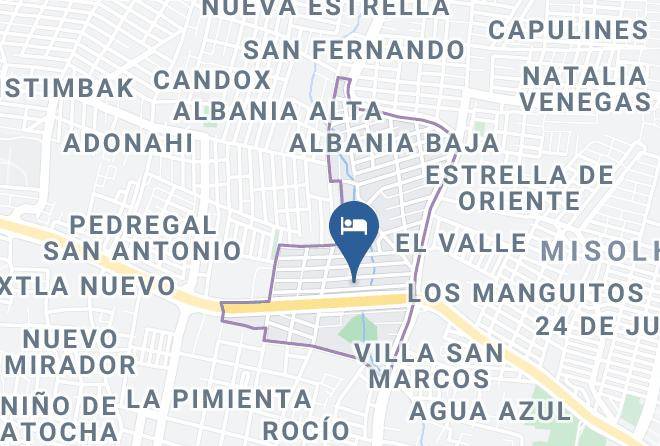 Tuxtla Gutierrez - Hotel Caobas Maps
