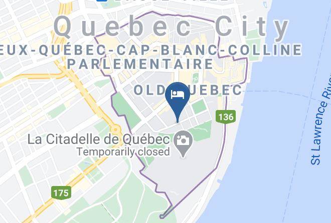 Capitale Nationale - Hotel Cap Diamant Maps