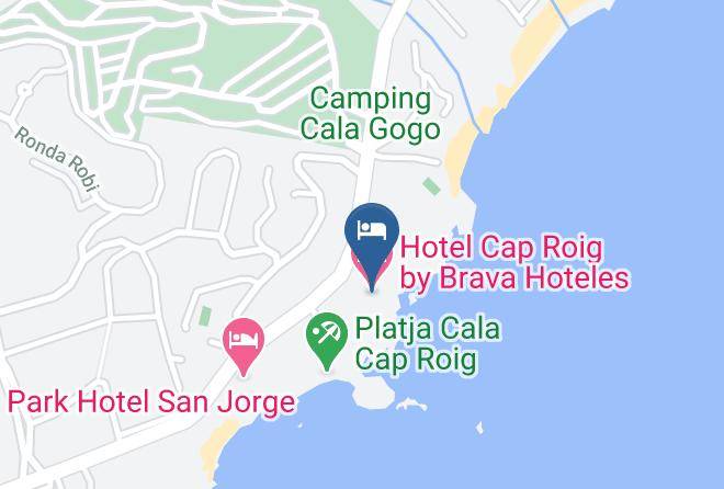 Girona - Hotel Cap Roig By Brava Hoteles Maps