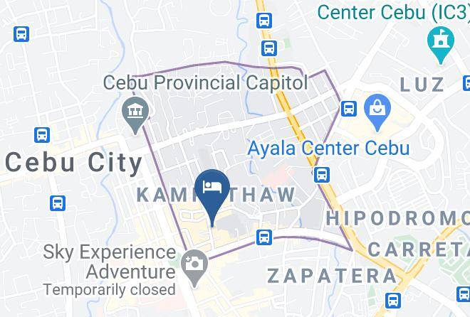 Cebu - Hotel Capada Maps