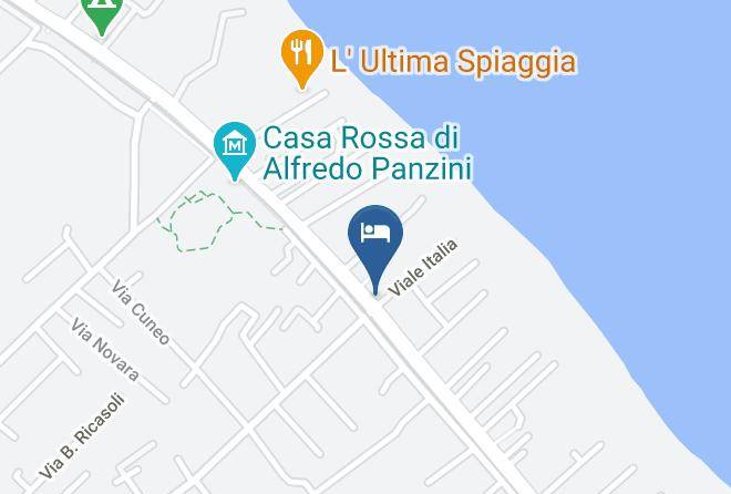 Rimini - Hotel Capanni Maps