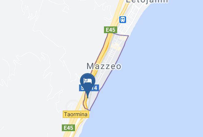 Messina - Hotel Caparena Maps
