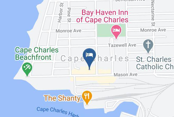 Northampton - Hotel Cape Charles Maps