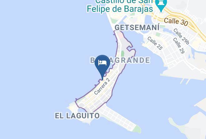 Cartagena De Indias - Hotel Capilla Del Mar Maps
