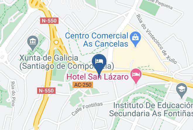 Hotel Capital De Galicia Map