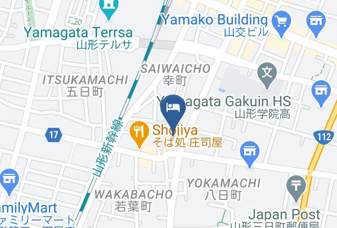Yamagata City - Hotel Capital In Yamagata Maps