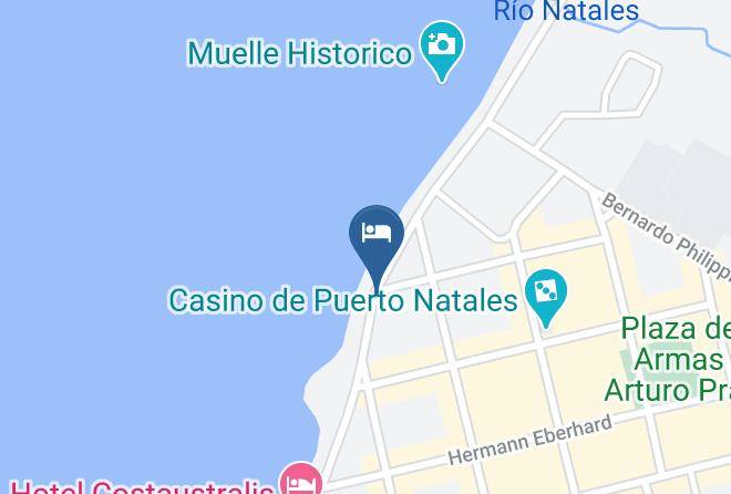 Ultima Esperanza Province - Hotel Capitan Eberhard Maps