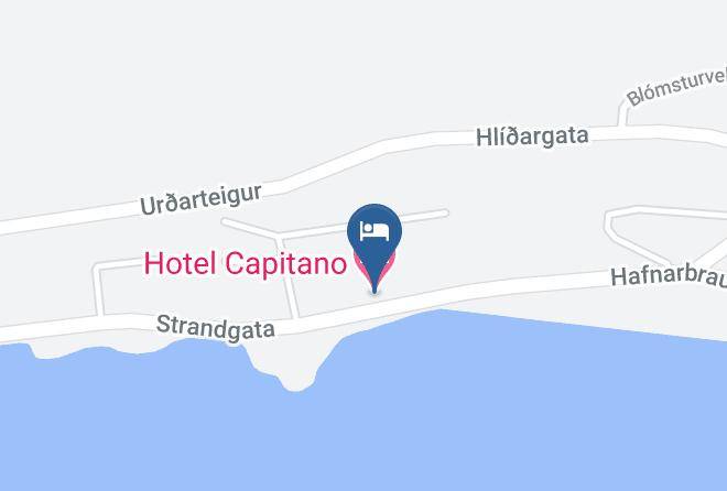 Fjarabygg - Hotel Capitano Maps