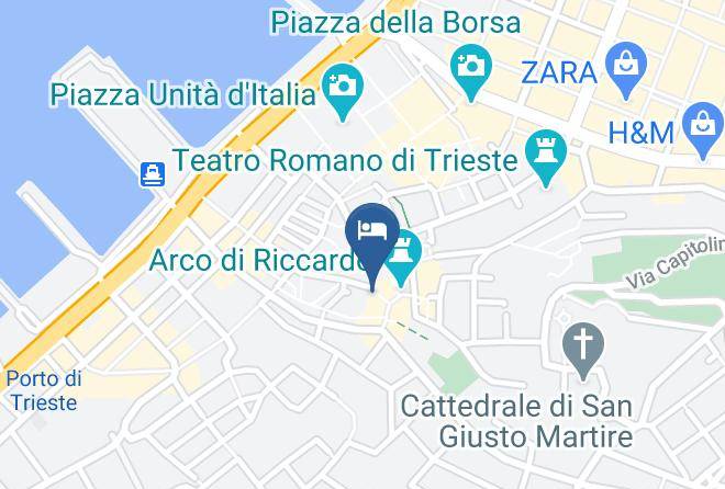 Trieste - Hotel Capitelli Maps