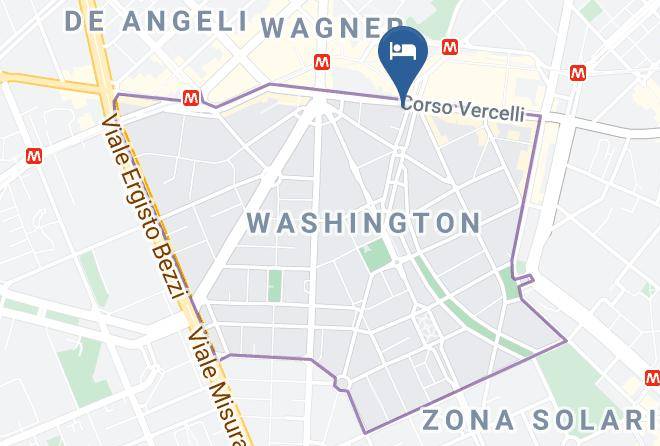 Milan - Hotel Capitol Maps