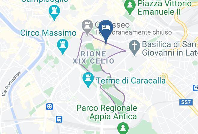Rome - Hotel Capo D'africa Maps