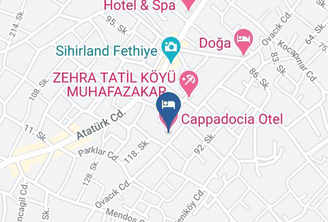 Fethiye - Cappadocia Otel Maps