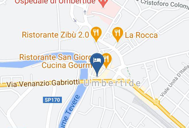 Perugia - Hotel Capponi Maps