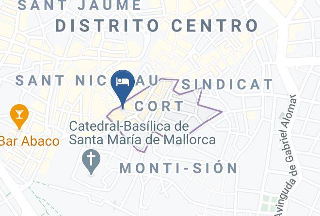 Baleares - Hotel Cappuccino Palma Maps