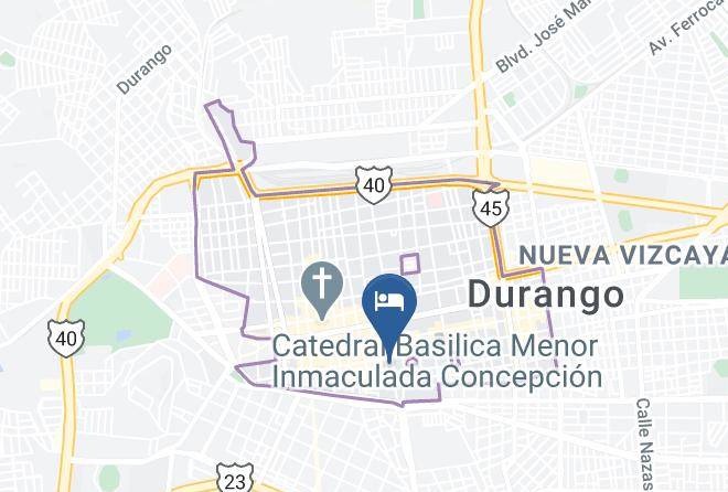 Durango Durango Centro - Hotel Capri Maps