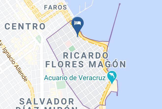 Veracruz Ricardo Flores Magon - Hotel Capri Maps