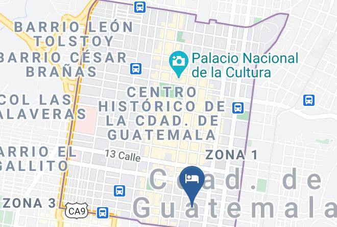 Guatemala - Hotel Capri Maps