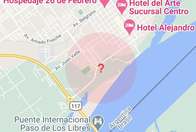 Paso De Los Libres - Hotel Capri Maps