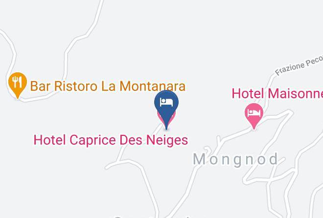 Aosta - Hotel Caprice Des Neiges Maps