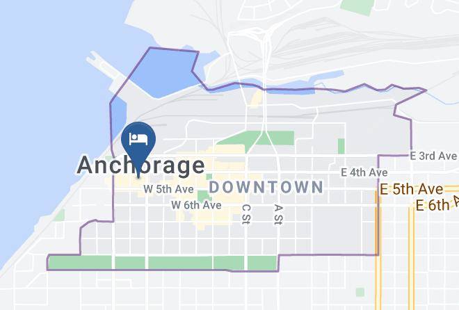 Anchorage Borough - Hotel Captain Cook Maps
