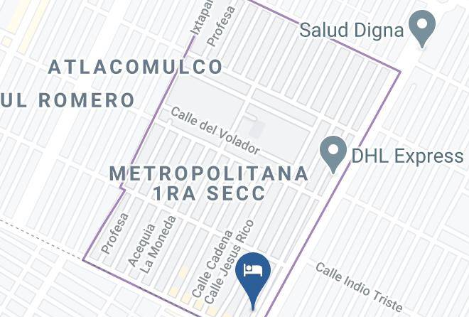 Ciudad Nezahualcoyotl - Hotel Capuchinas Maps